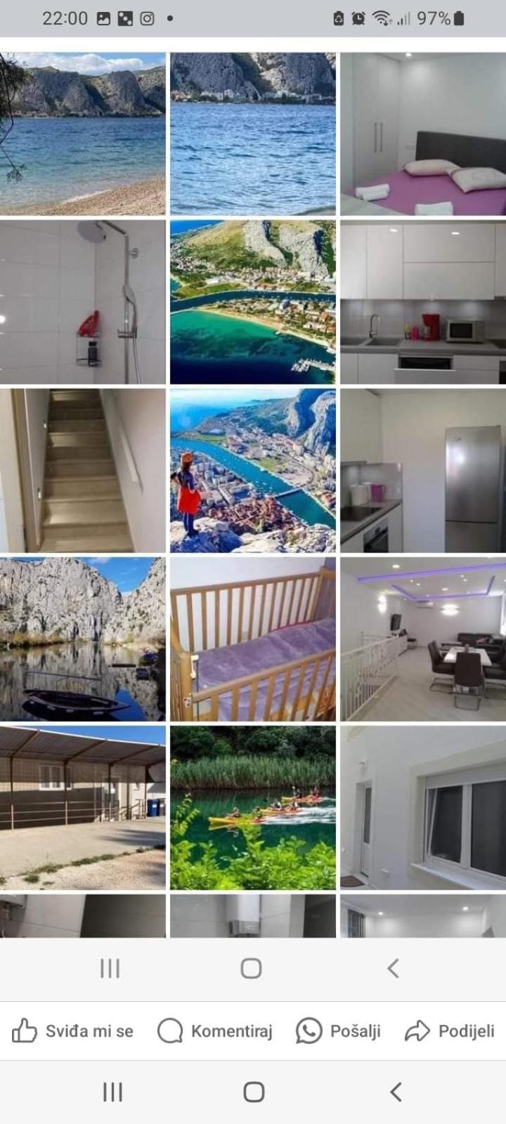 Apartment Nevena Omis Exterior photo