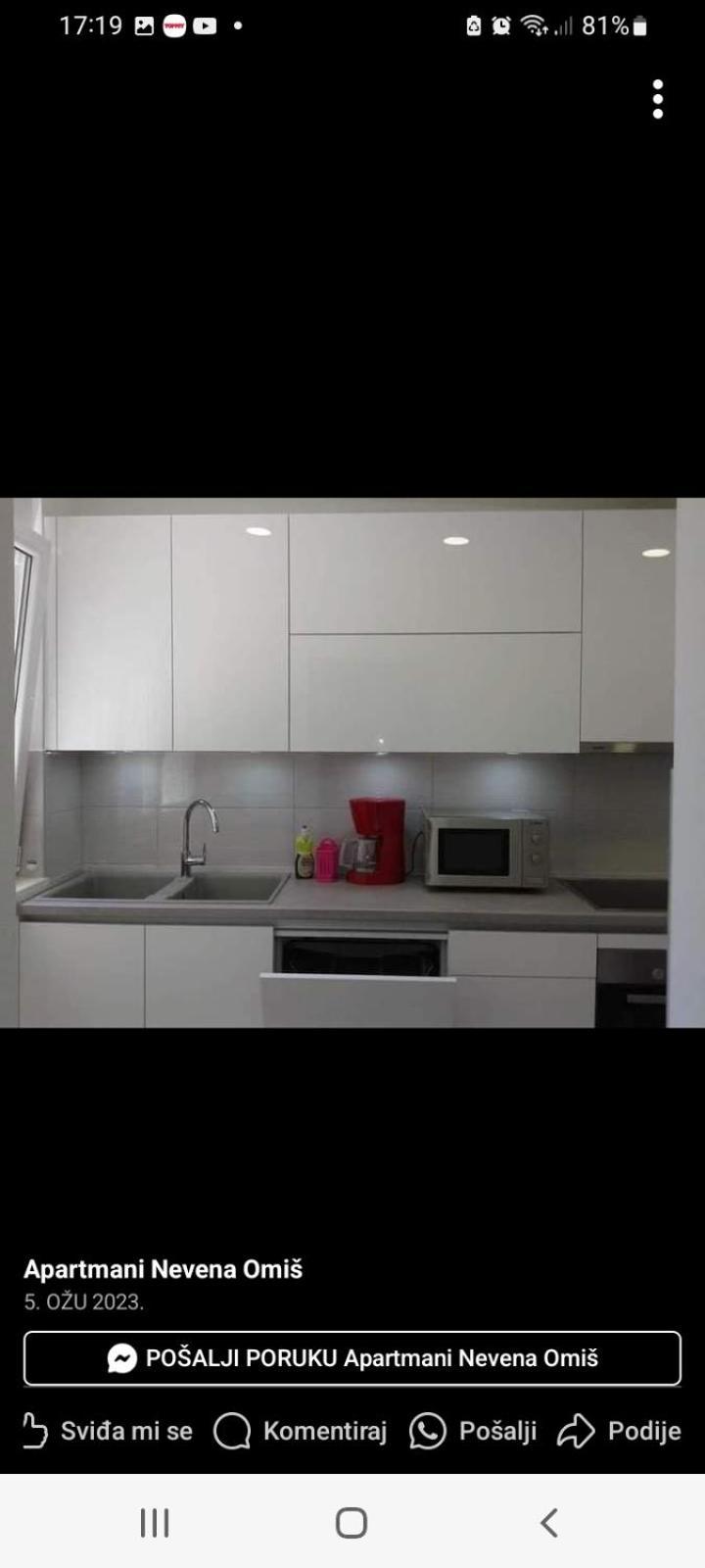 Apartment Nevena Omis Exterior photo